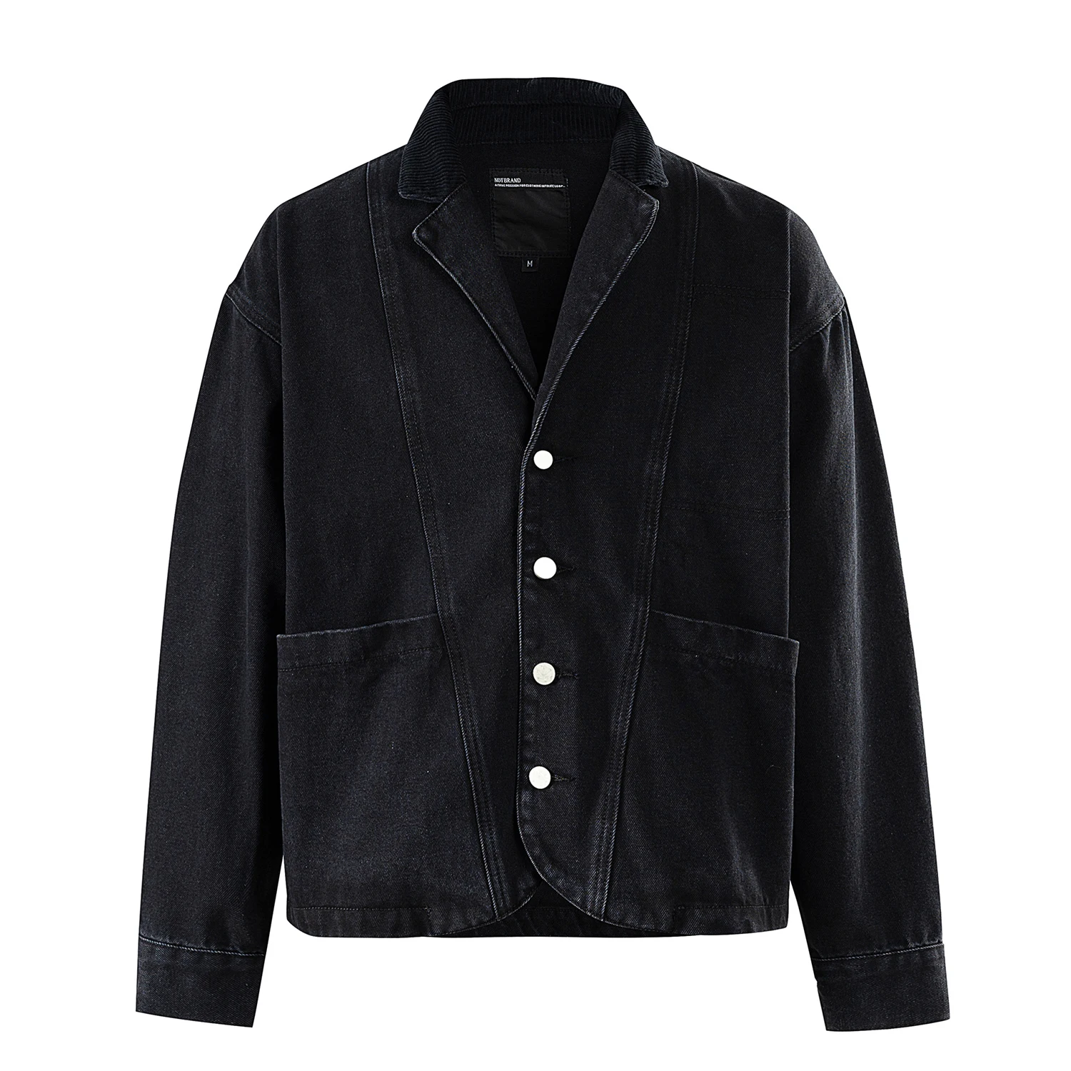 

Casual Corduroy Shirt Jacket Autumn New Style by Men's Fashion Casual Wear Comfortable Fit Zipper Closure