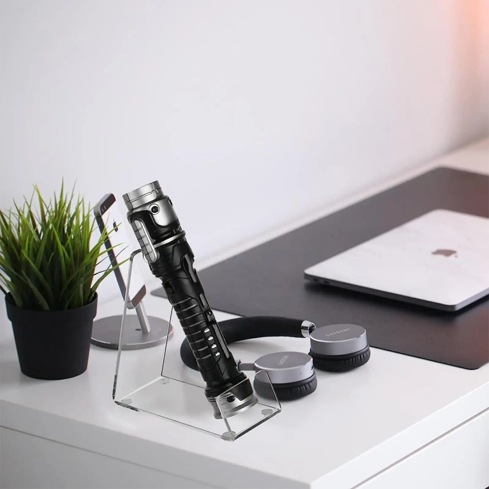 Simple Universal LightsaberStand Acrylic Durable Transparent light saber Display Bracket Vertical With Non-Slip Mat Holder