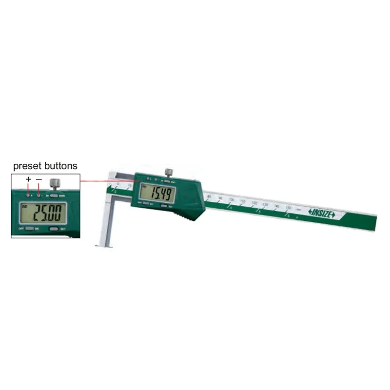 

INSIZE 1520-150 measuring range 11-150mm digital inside groove calipers