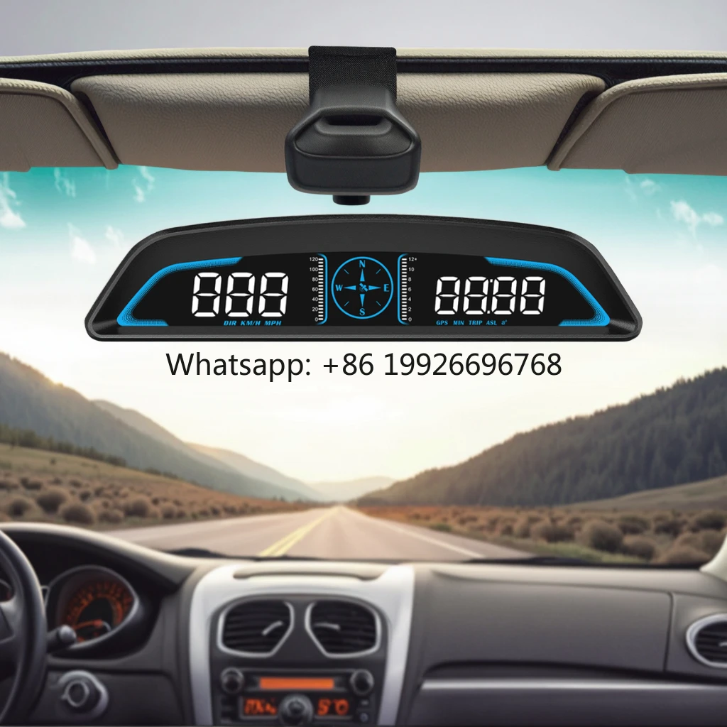 

GPS HUD with G3 Display 100% Universal Plug and Play Speed Head-Up Digital Display New Version for All Cars