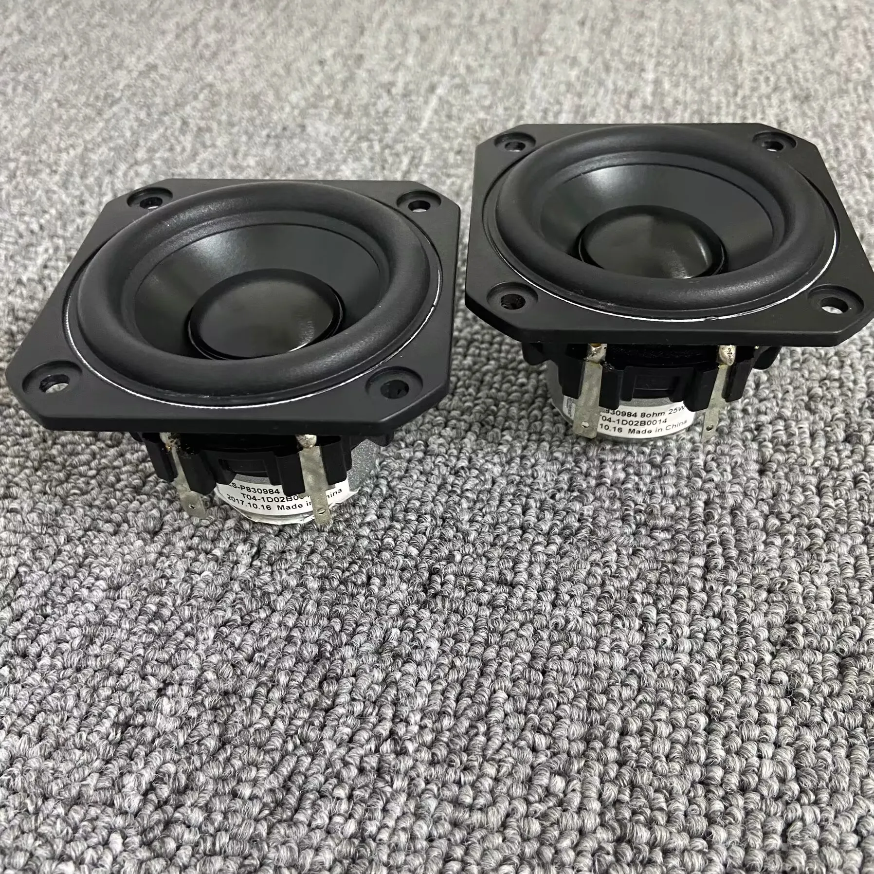 Ghxamp für unvergleich liche p830984 2,5 Zoll 2,75 Zoll Voll frequenz lautsprecher Langhub Neodym 8Ohm 25W echt 2 Stück – Detail 9