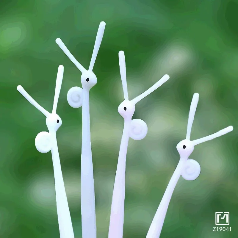 48PCS Creative Snail Student Stationery Neutral Pen Silicone Fountain Pen Fresh And Cute Office Supplies 0.5 Studentspen