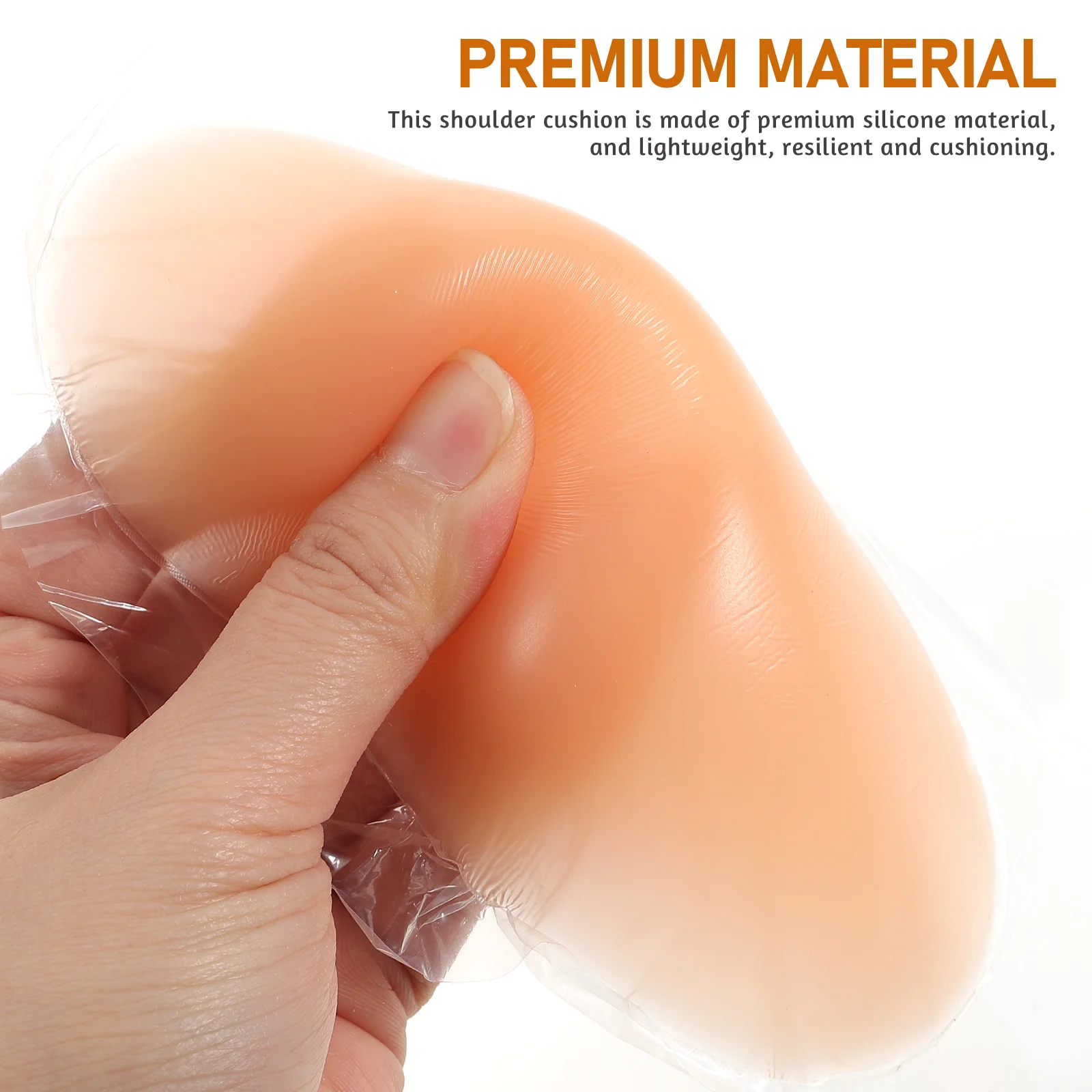 

2 Pairs Anti-slip Shoulder Pads Womens Clothes Shaper Silicone Broaden Push Washable Reusable Craft Sewing