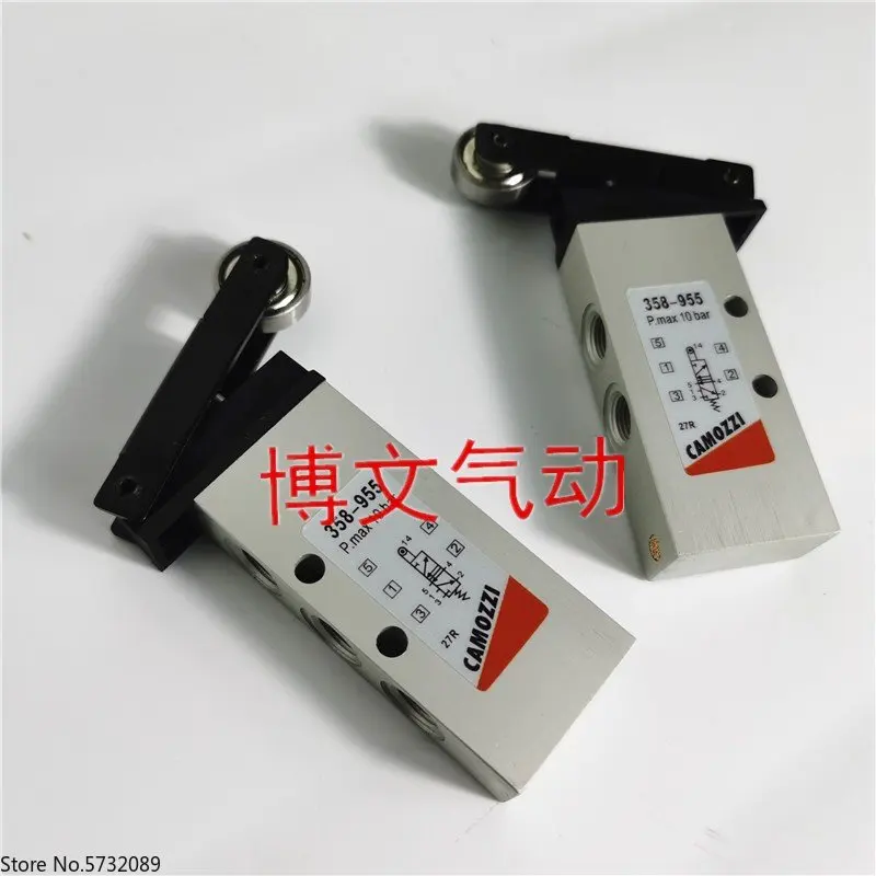 

358-955 Mechanical valve 2-position 5-way roller button valve directional valve