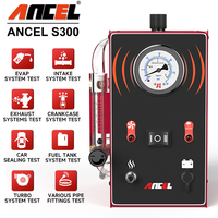 ANCEL S300 Automotive EVAP Smoke Machine Diagnostic Vacuum Leak Detection Tester 2V with Pump Pipe Leak Locator for Car Motorcyc
