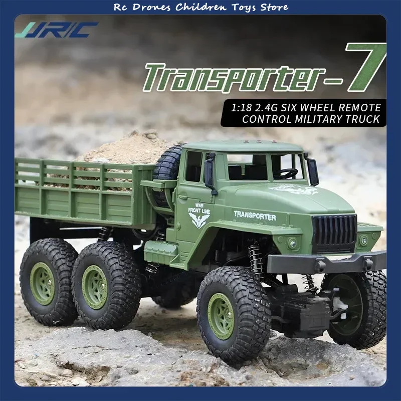 

Новый Jjrc 1:18 6-колесный военный радиоуправляемый грузовик с дистанционным управлением модель автомобиля высокоскоростной внедорожный радиоуправляемый автомобиль подарочные игрушки для мальчиков