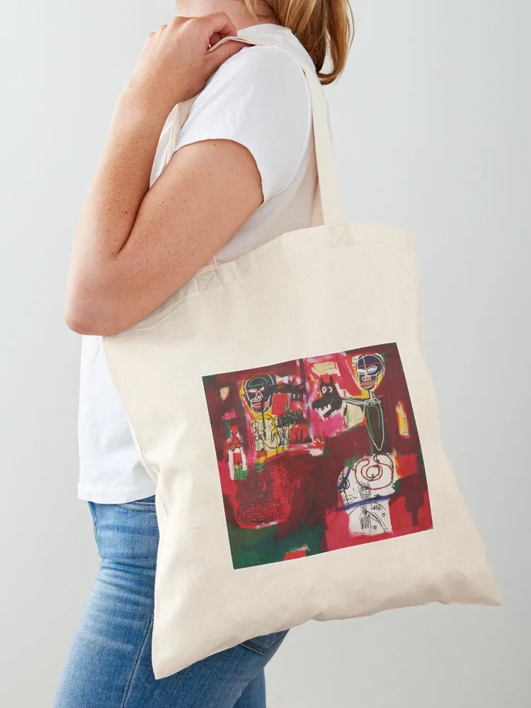 jean michel rare vintage PRINT Tote Bag Customizable tote bag shopper bag woman Women's cute pouch