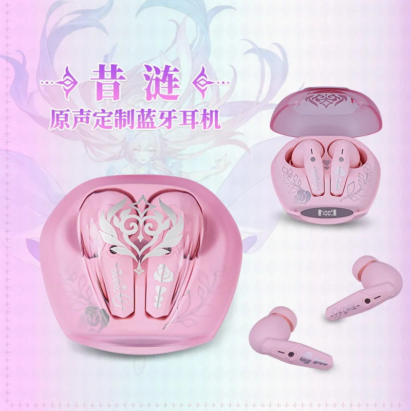 

Honkai: Star Rail Cyrene Беспроводные наушники Игра Аниме Подарок HIFI Bluetooth5.3 Гарнитура Косплей Наушники с активным шумоподавлением