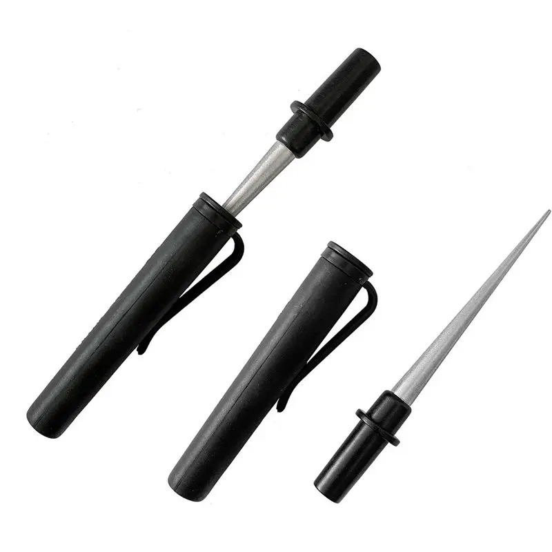 AB41-Tapered Diamond Knife Sharpener Rod For Fish Hook, Gut Hook And Needle Sharpener, 2 Packs