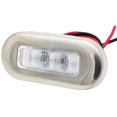 LED Courtesy Light DC 12V Marine Boat Transom LED Stern Light Stair Deck Transom Light Boat Indicator Lamp Boat Yacht Accessory