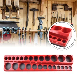 Magnetic Socket Organizers Socket Holder 1/2 3/8 1/4Drive Holds Organizer Car Machine Repair Hex Socket Wrench