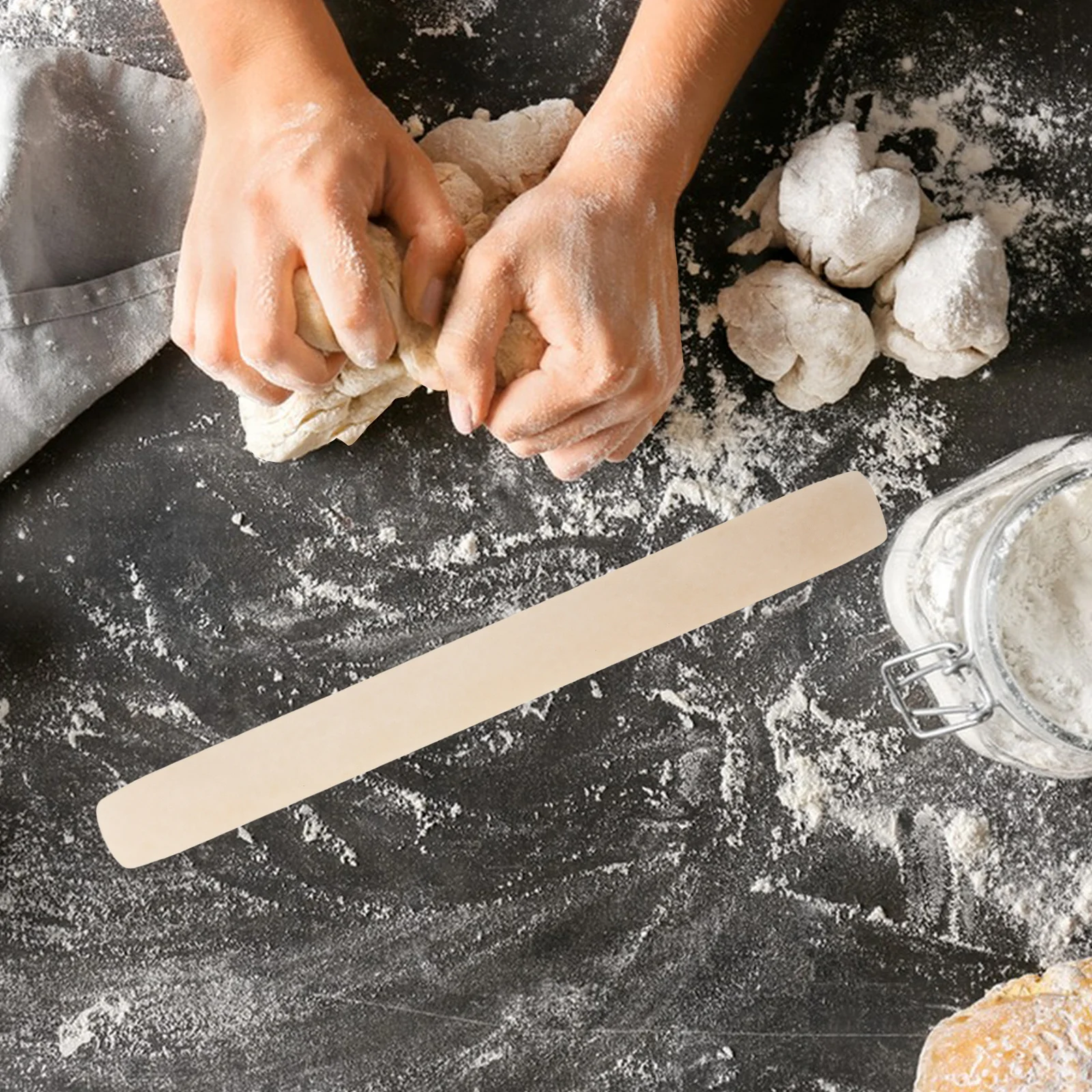 

Marble Rolling Pin For Dough Baking Kitchen Dough Roller Stone Tool For Bread Dumplings Baking Supplies