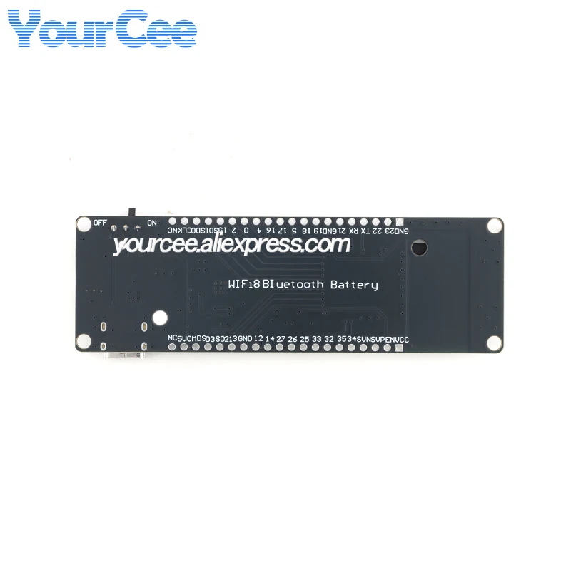Płytka rozwojowa ESP32 z WiFi, Bluetooth, kompatybilna z protokołem BLE, uchwyt na baterię 18650, do nauki, ewaluacji i sterowania przemysłowego. — zdjęcie produktu 5