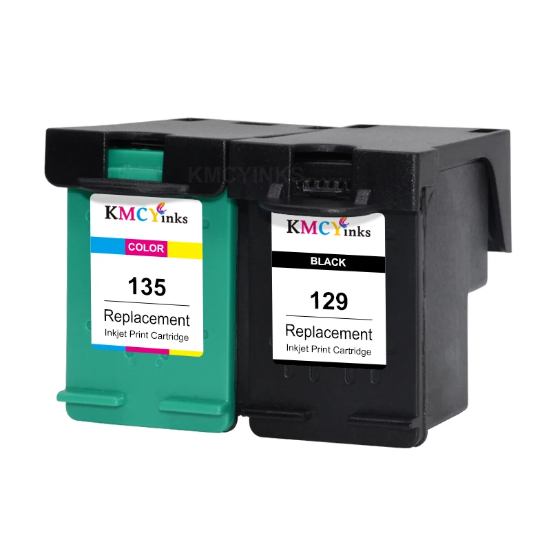 KMCYinks Ink Cartridge For HP 129 135 Photosmart C4140 C4150 C4170 C4173 C4175 Deskjet 6940 6940dt 6943 6980 6980dt 6980xi