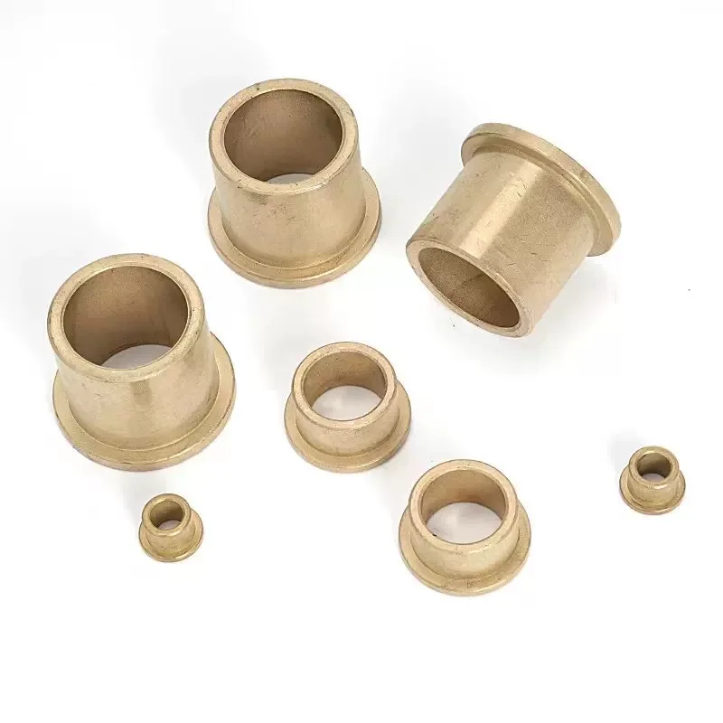 

2/5PC Inner Diameter 3/2/4/5MM Powder Metallurgy Oil Bearing with Edge Step Shoulder Flange Flange Bushing Flanged Copper Sleeve