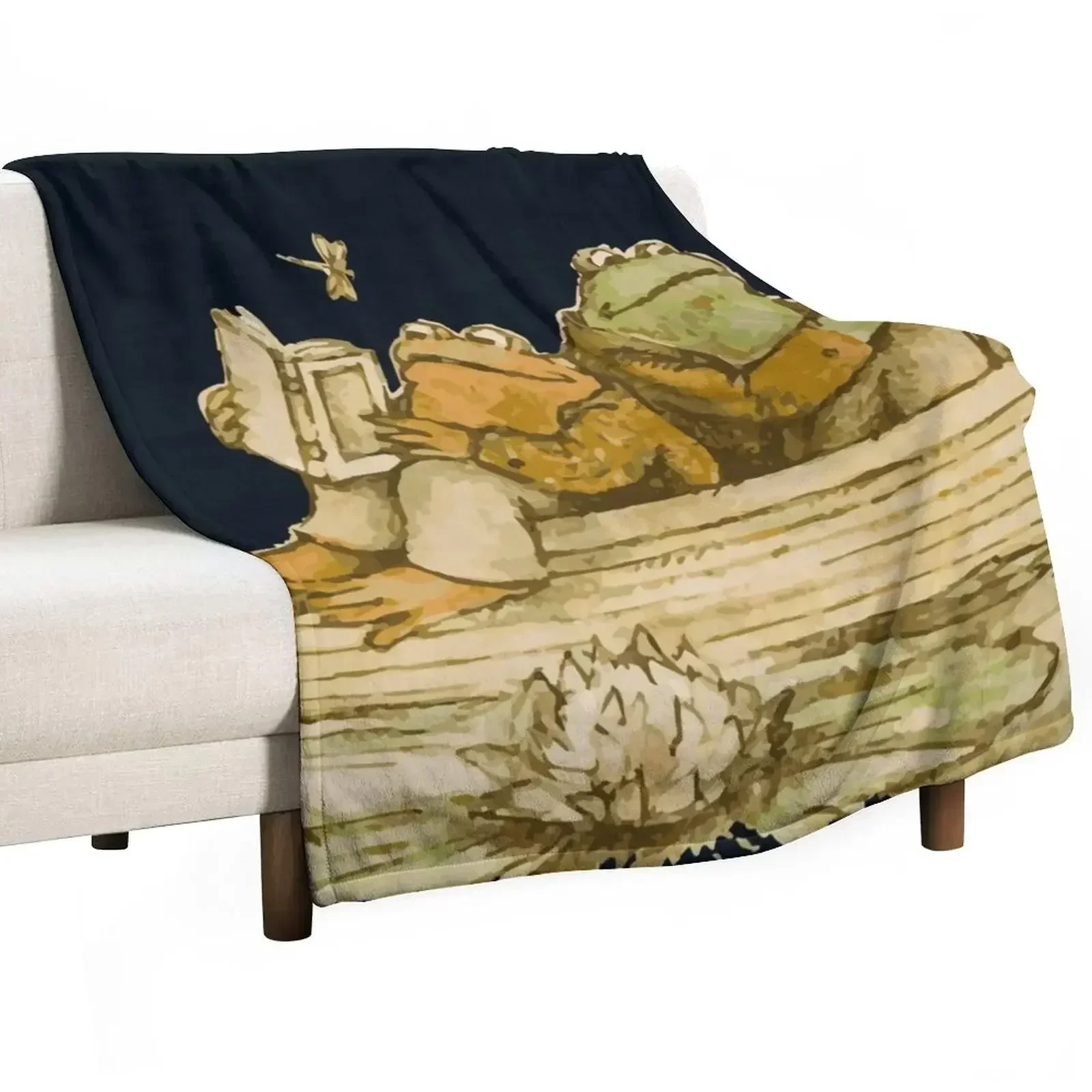 

frog and toad Throw Blanket Fashion Sofas Hairys Polar Blankets