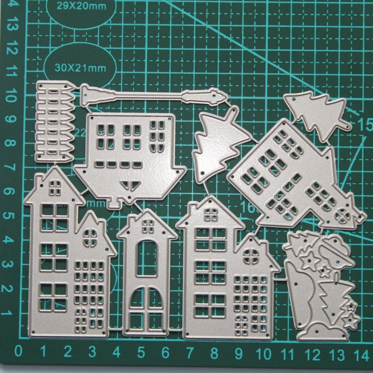 New Design Craft Metal Cutting Die House Building Decoration Scrapbook Album Paper Card Craft Embossing