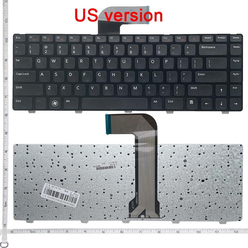 US/RU/SP/FR/AR/UK Keyboard For DELL M4120 N4040 N4050 M4040 M4050 14VR 13Z-N311Z M421R N4110 14R-N4120(3555 3420M)5420 15TD-2728