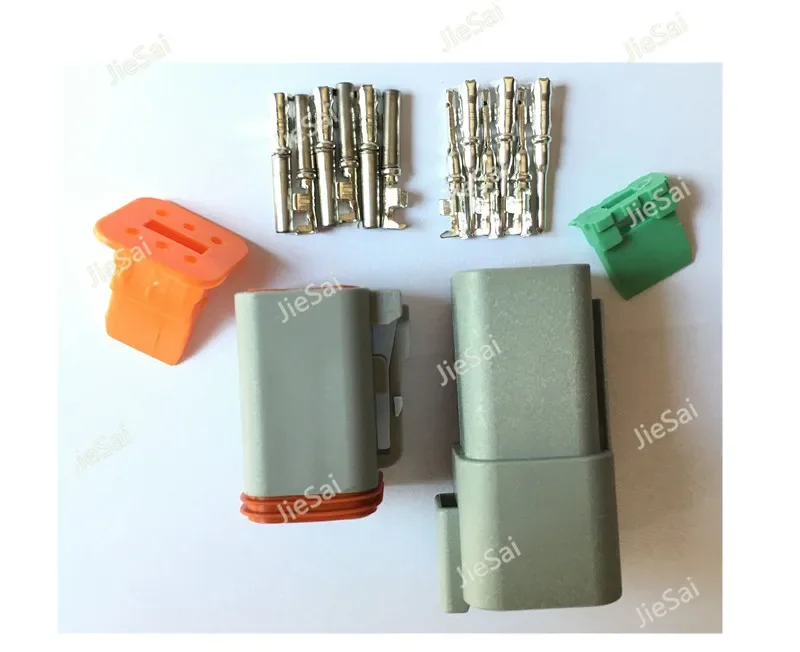 6 Pin 6 Way Deutsch DT Gas Accelerator Pedal Automotive Connector DT06-6S DT04-6P Female And Male