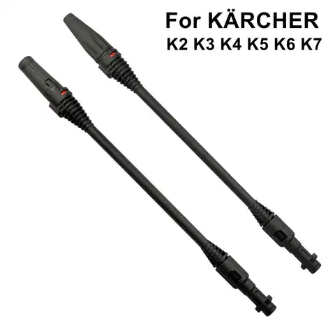Karcher K2 K3 K4 K5 K6 K7 워시 건(각도 조절 가능 및 터보 노즐 스프레이어 포함) 용 세차 연장 완드