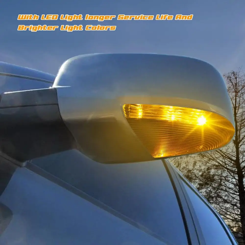 Dodge Ram 1500/2500 2010-2018 & Ram 1500 Classic 2019-2022 LED Side Mirror Turn Signal Replacement Puddle Lights