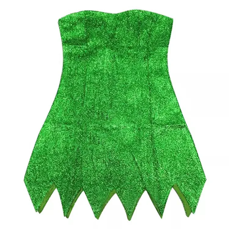 Sexy Miss Tinker Bell Cosplay Costume And Wigs Halloween Carnival Disguise Forest Fairy Green Tinker Bell Dress Dress Accessorie