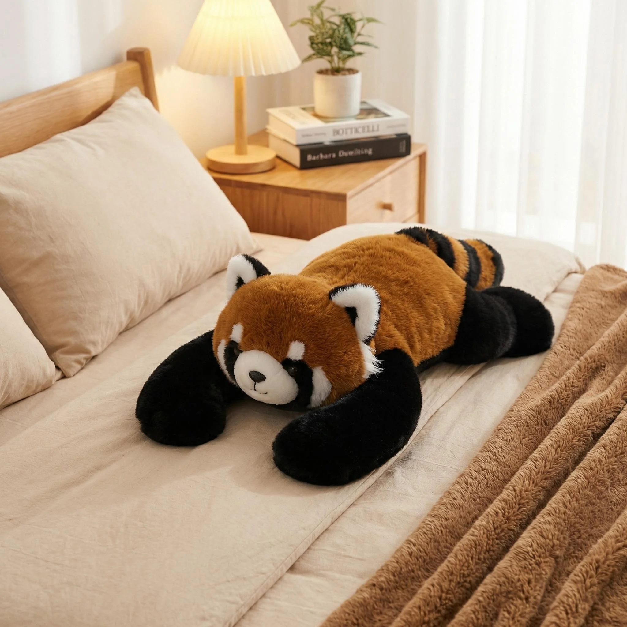 65cm Long Arm Stuffed Animal Arm Weighted Soft Plush Pillow Raccoon Koala Bear Sloth Dinosaur Gift for Boys and Girls Pillow