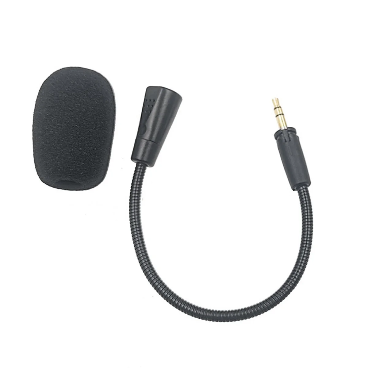 B18B Cuffie da gioco Microfono a collo di cigno per cuffie Turtle Beach Microfono interfono da gioco 3,5 mm