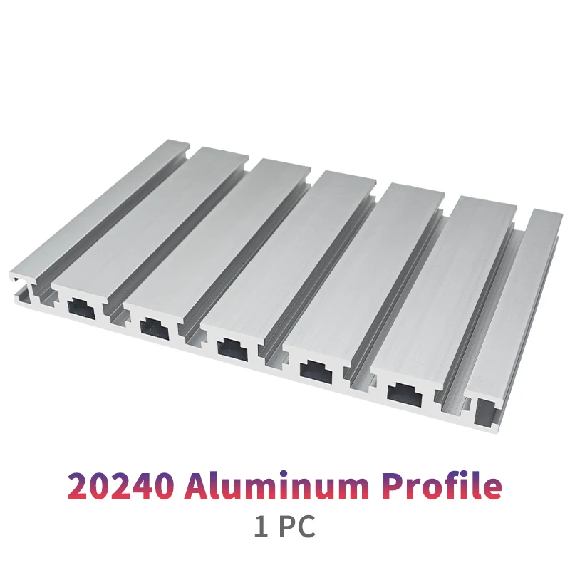 1PC 20240 Aluminum Profile T-Slot 20x240mm Engraving Machine Pane  DIY 3D Printer Parts 100mm 300mm 625mm 500mm 1000mm Length