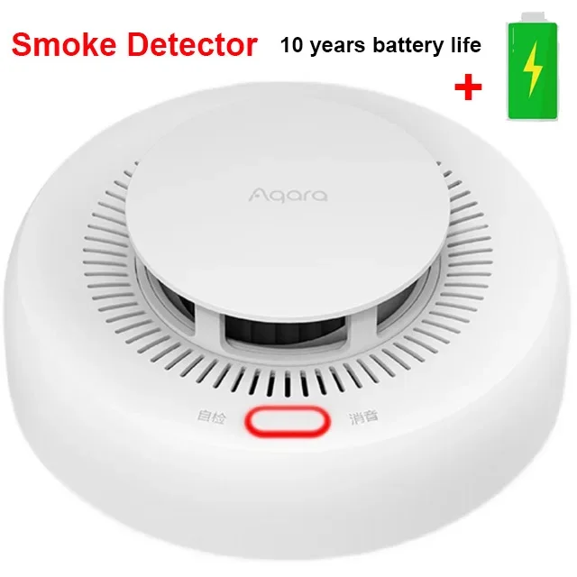 Aqara détecteur d'alarme de fumée capteur JY-GZ-01AQ détection de fumée très sensible fonctionne ave