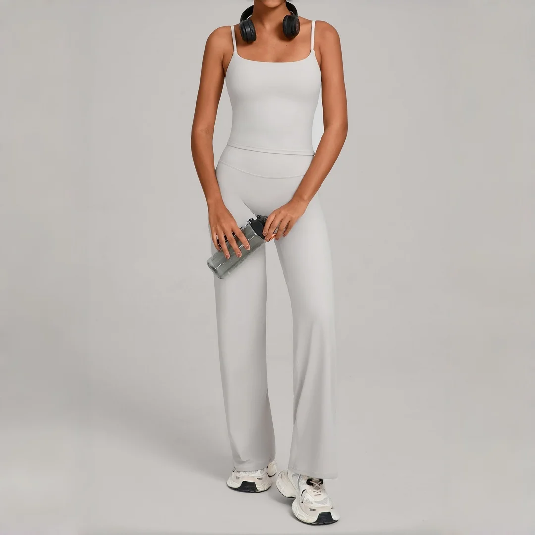 

Seamless High Waist Yoga Set Sports Fitness Peach Hip Tight Shockproof Vest Casual Outdoor Running Workout Clothes Gym Yoga Suit