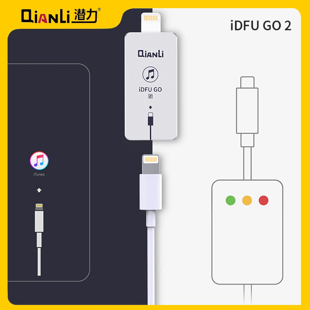 

Qianli iDFU GO 2 Quick Startup Artifact For iPhone Support all iOS devices with lightning interface Quick Starter Go to Recovery