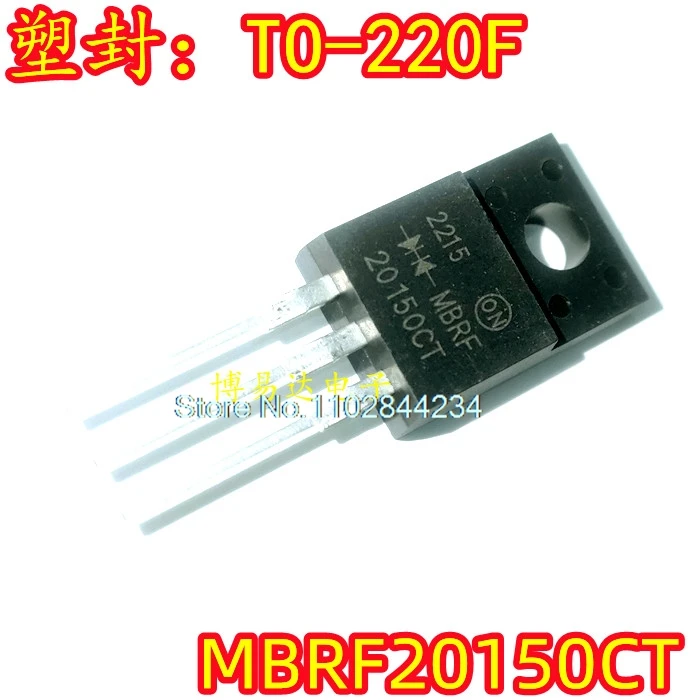 20PCS/LOT MBRF20150CT  B20150G TO-220F  integrated circuit