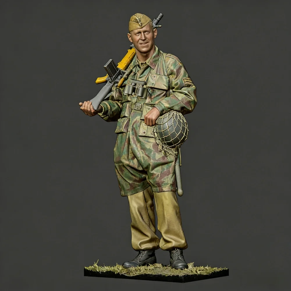 

1/35 Resin Model Kits European Soldiers During WWII High Quality Self-assembled Unpainted Model Toy Military Collection Kits