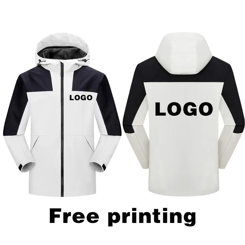 

Индивидуальный дизайн логотипа, внешняя куртка с принтом, дизайн для мужчин и женщин, куртка для смены, скалолазание, рыбалка, верх для работы на открытом воздухе