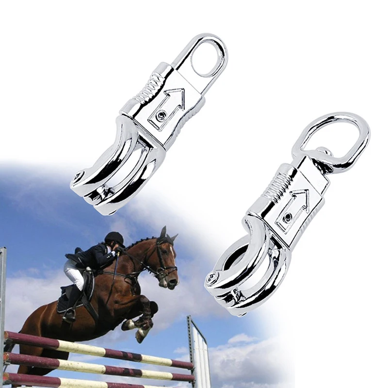 Zinc Alloy Panic Snap Quick Release Heavy Duty Clips Buckles Fit For Horse Riding Leads Reins Get Back Whips