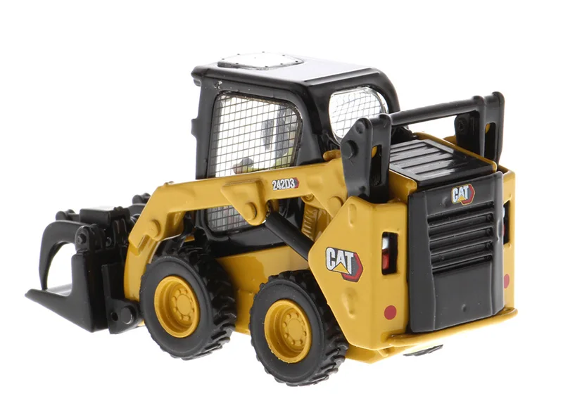 DM CatTerrpillar 1/50 Scale Cat 242D3 Skid Steer Loader by Diecast Masters For Collection Gift 85676