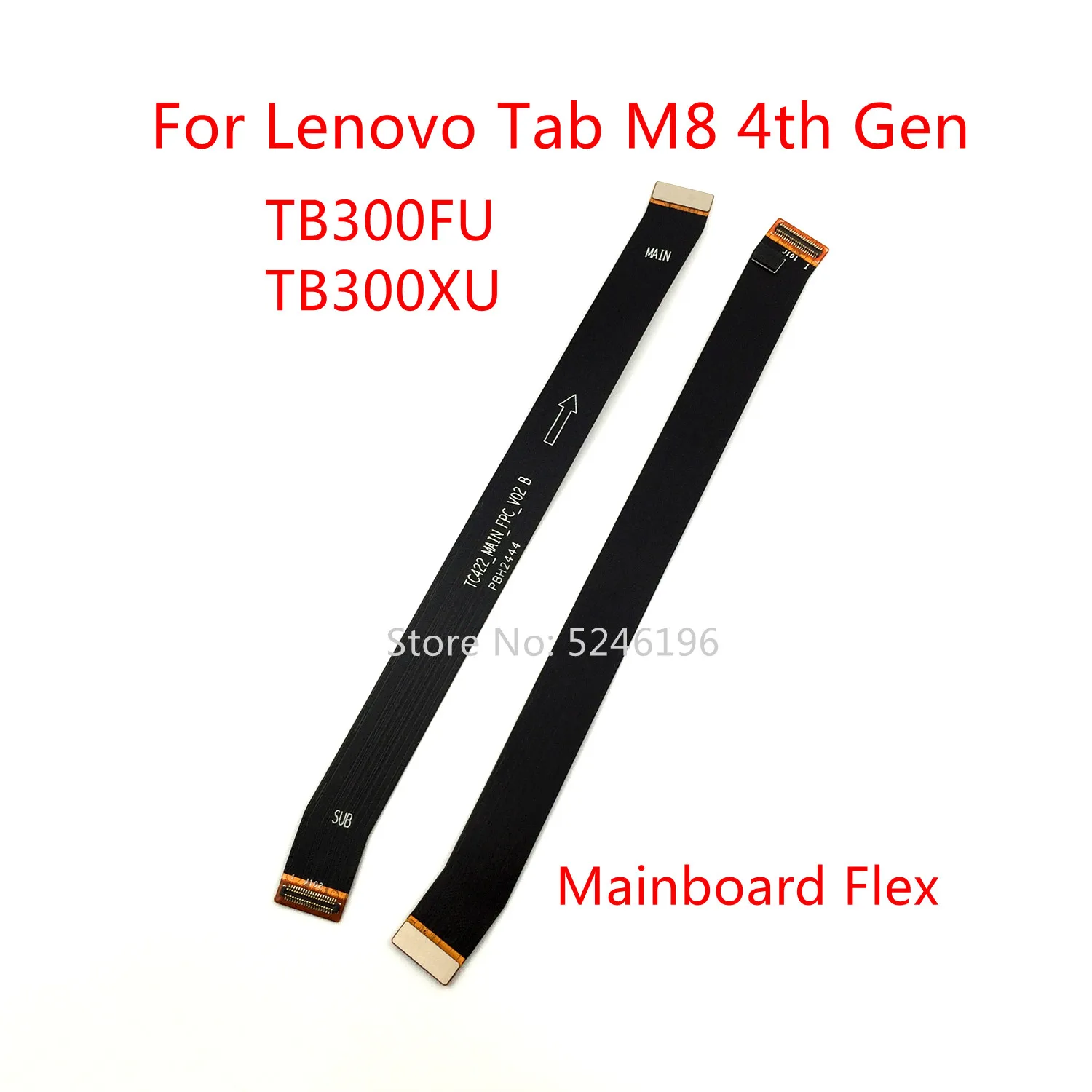 1pcs Main board Charging Connect Mainboard Flex Cable For Lenovo Tab M8 4th Gen TB300FU TB300XU TB-300FU TB-300XU Replace Part.