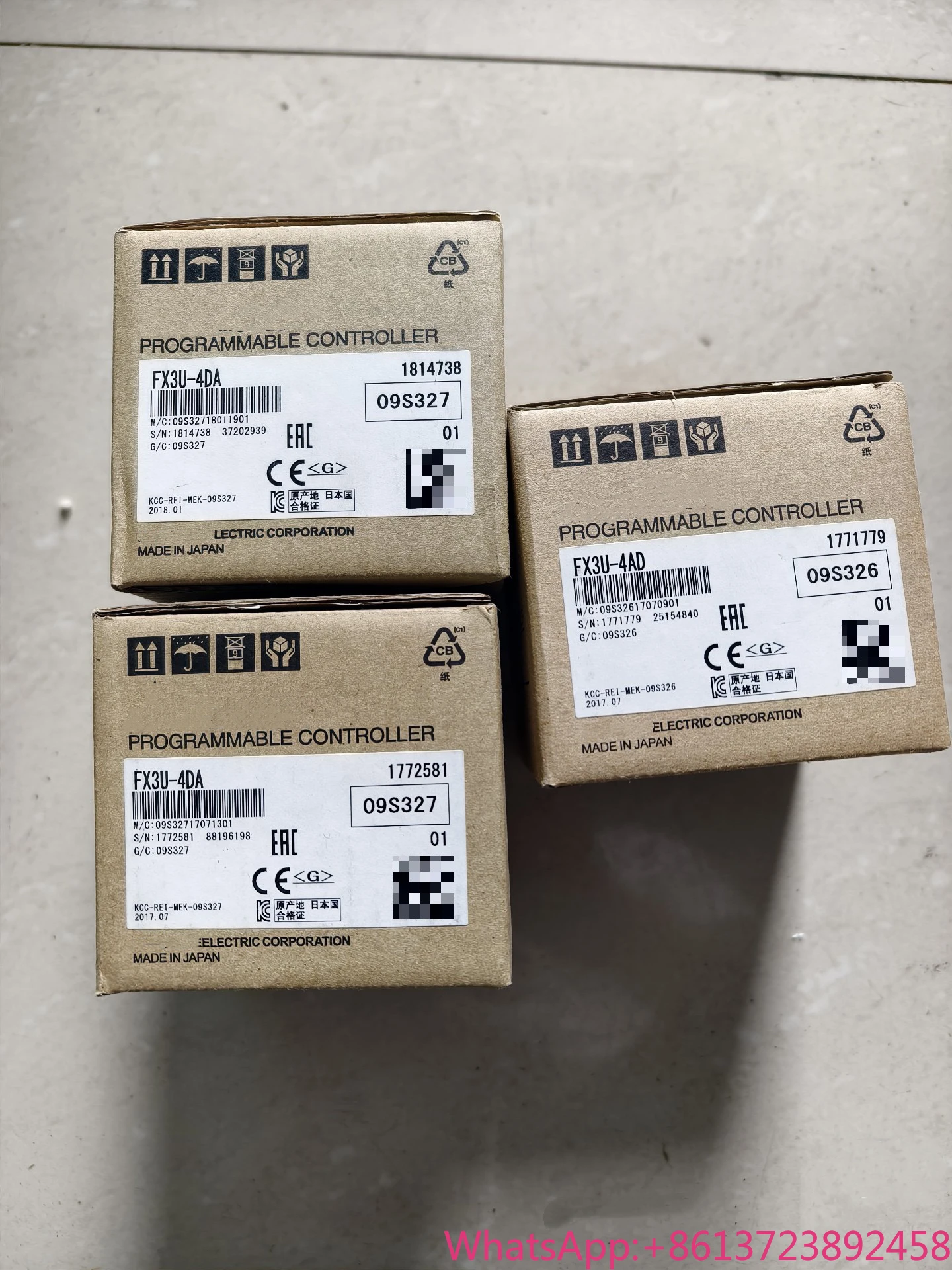 

Brand New FX3U-4AD FX3U-4DA FX3U-1PG FX3U-4AD-TC-ADP FX3U-4AD-PT-ADP FX3U-4AD-ADP FX3U-4DA-ADP FX3U-485ADP-MB