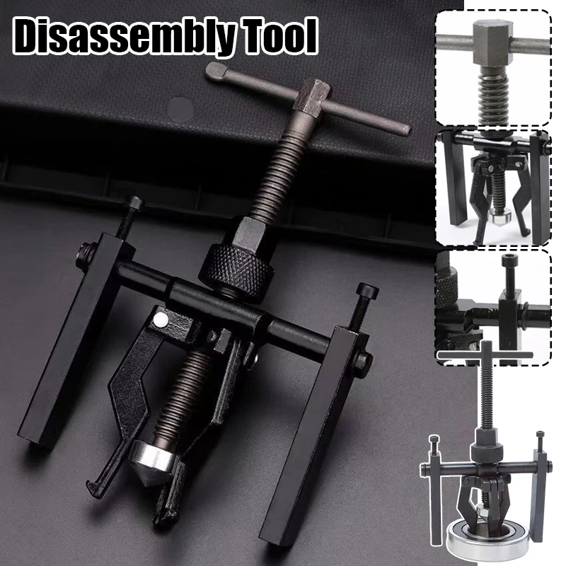 Car Motorcycle 3 Jaw Inner Bearing Puller Bushing Disassembly Extractor Hand Tool Automotive Repair Tools Accessories