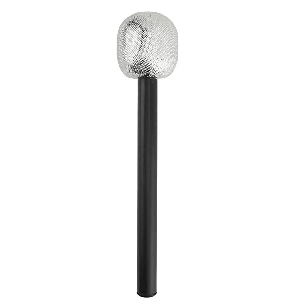 Stage Mic Karaoke Fun Party Favor Plastic Mics Fake Microphone Microphone  Glitter Microphone Mic Costume Prop