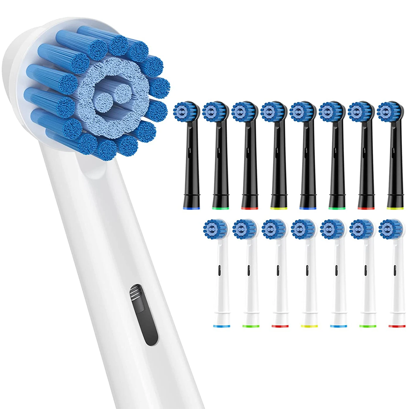 Sensitive Toothbrush Head Compatible with Braun Oral-B Electric Toothbrushes, Toothbrush Heads Fit for Oral B Pro 3 Series/3500
