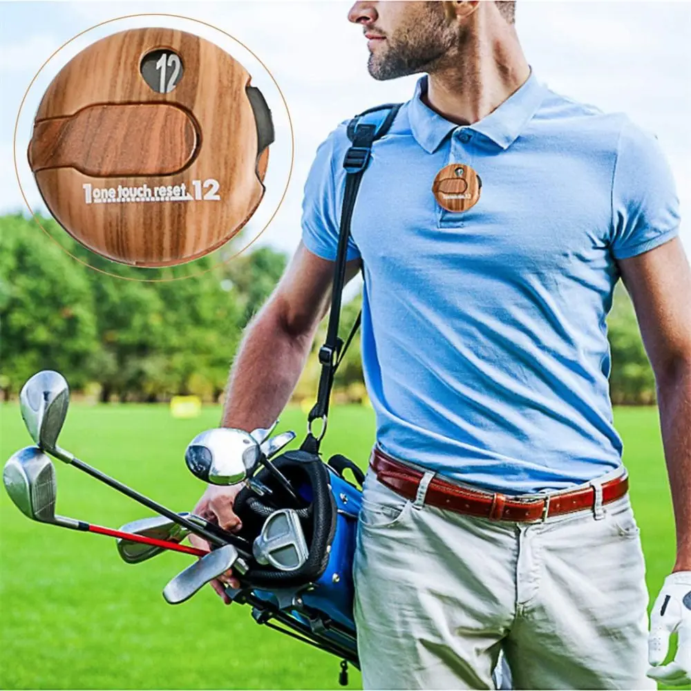 Clip Score Attachment Mini Golf Shot Counter Score Keeping Device Golf Stroke Indicator Golf Scorekeeper Golf Stroke Counter