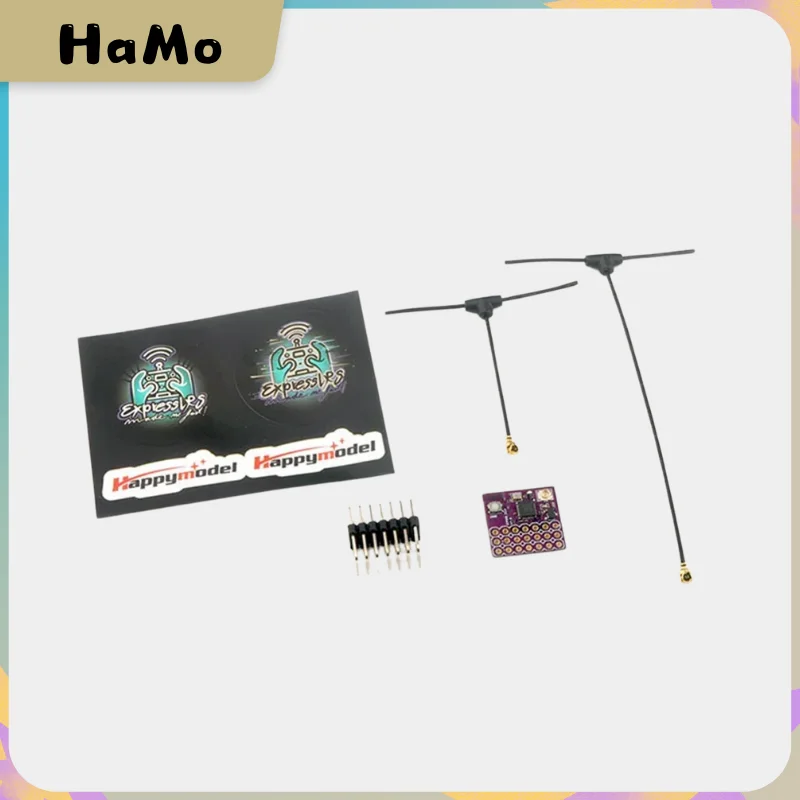 HappyModel ExpressLRS ELRS EPW6 TCXO 2,4 GHz 6CH receptor PWM EPW5 actualizado para avión RC de ala fija