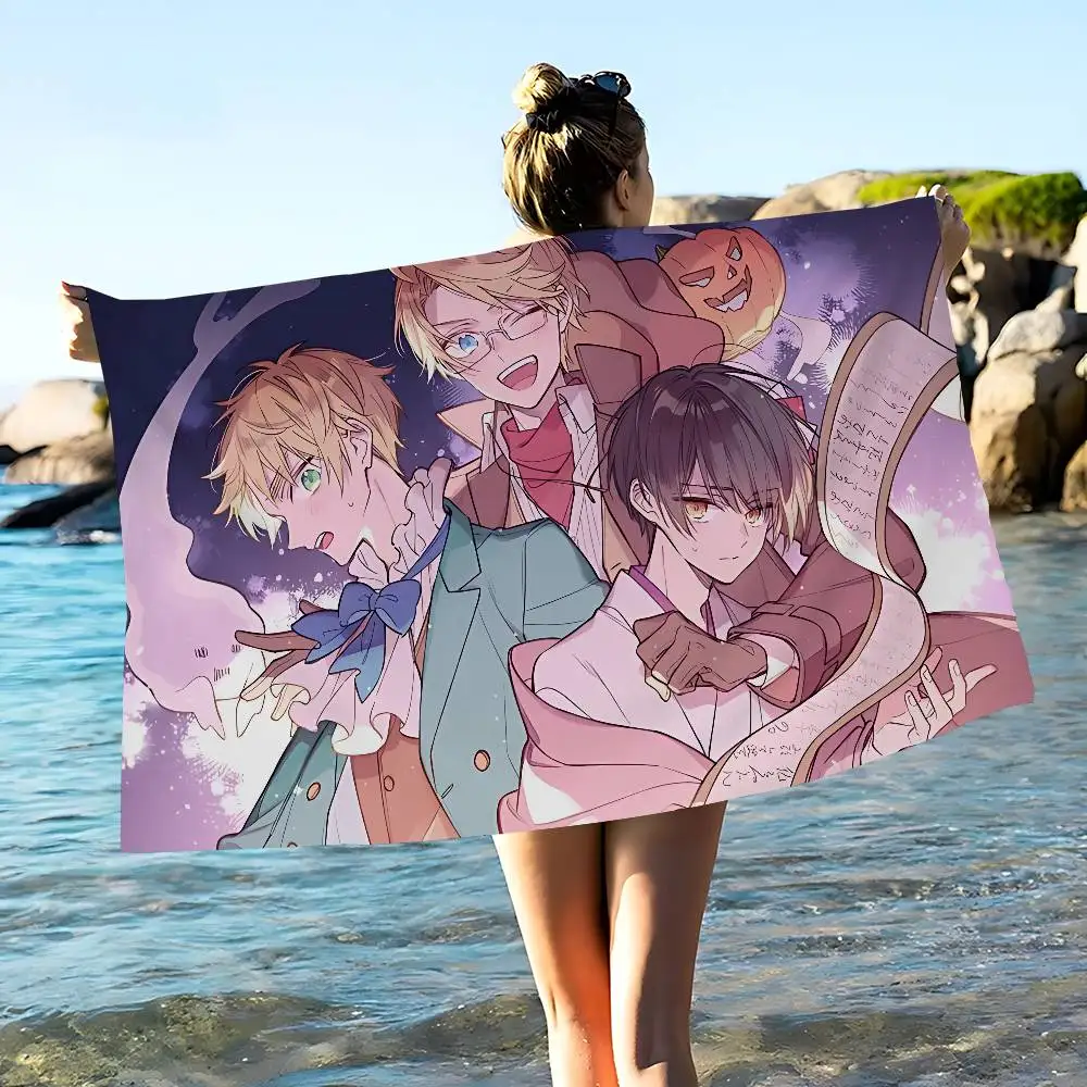 Anime Cartoon Hetalia Axis Powers Microfiber Blanket Quick Drying Beach Towels Oversized Printing Super Absorbent Pool Blanket