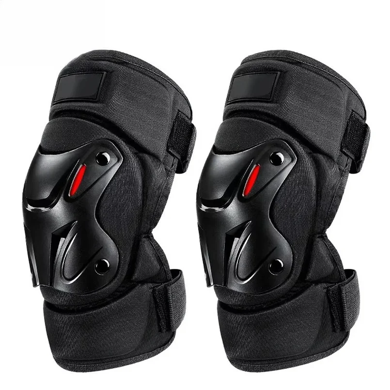 1Pair Knee Brace Elbow Protection Pads Shock Absorption Keep Warm Motorcycle Knee Elbow Pads Safety Protector for Outdoor Sports