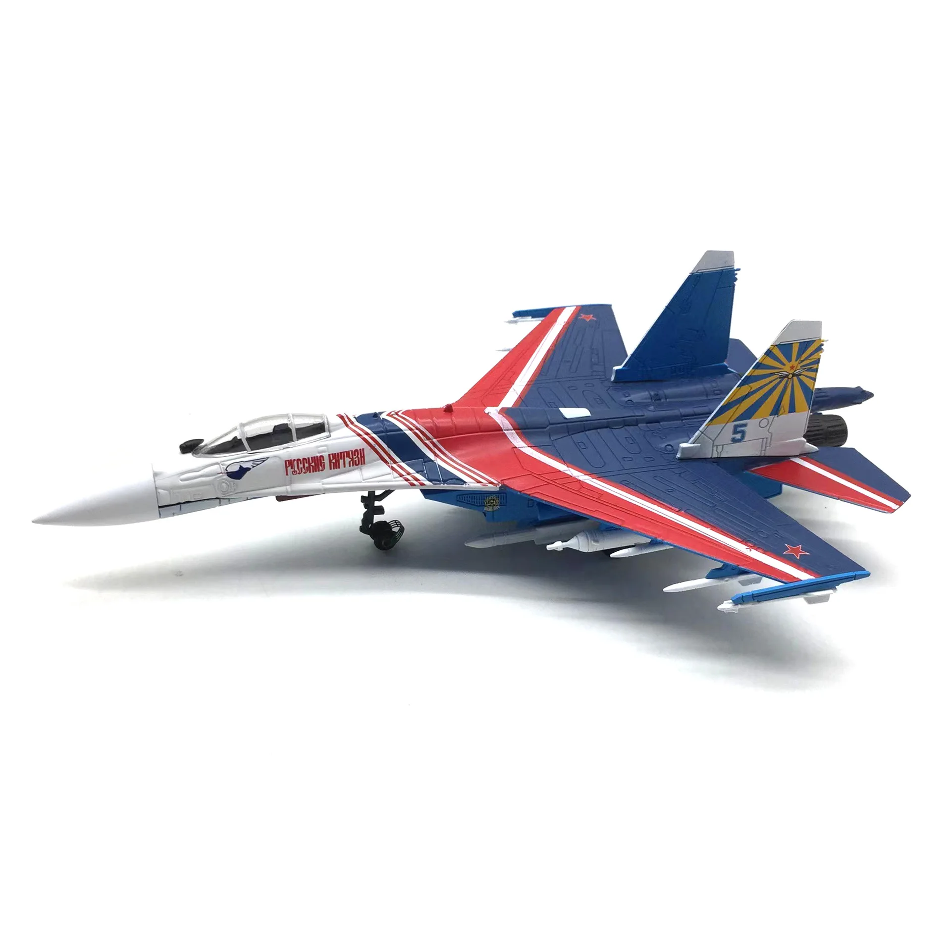 Alloy 1/100 Scale Russian SU-35 Fighter Diecast Metal Airplane Aircraft Replica Model SU-35 Plane Model Toy For Collection