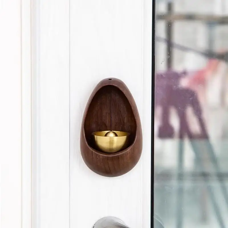 

Wooden Magnetic Doorbell Wooden Magnetic Door Bell Chime Entry Doorbell Gate Bell Welcome Cute Decorative Doorbell For