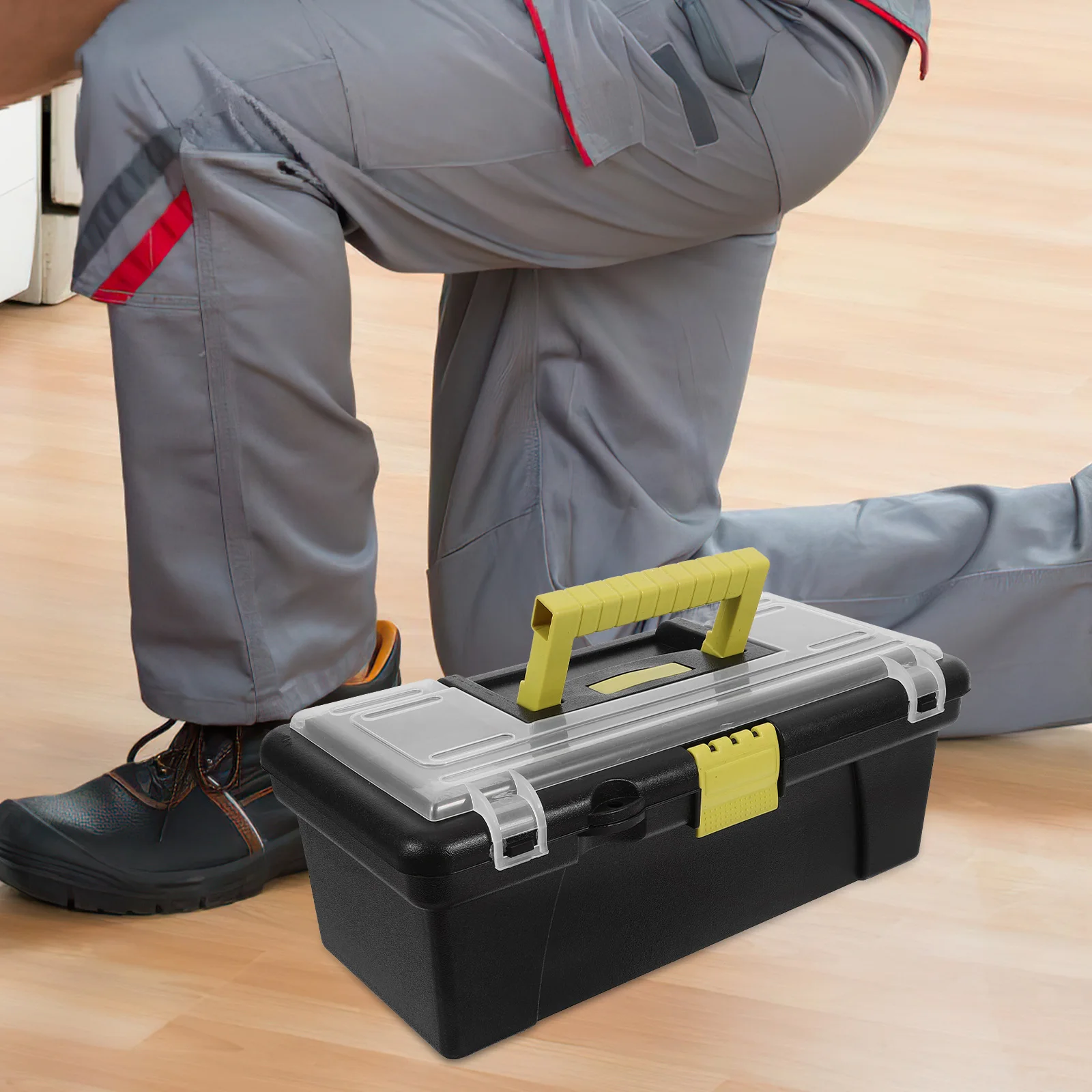 Organizer Portable Tool Box Heavy Duty Storage Boxes Garage Tools for Mechanics