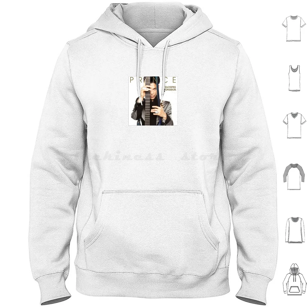 Precios Legend Bw sudaderas con capucha de manga larga Retro clásico fresco estético Príncipe guitarras Hip Hop música Pop alternativa